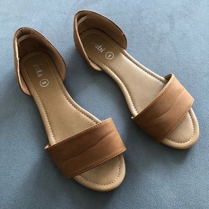 Brown sandals